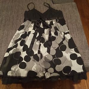 Black and white sundress